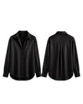 GANACHE SATIN SHIRT