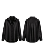 GANACHE SATIN SHIRT