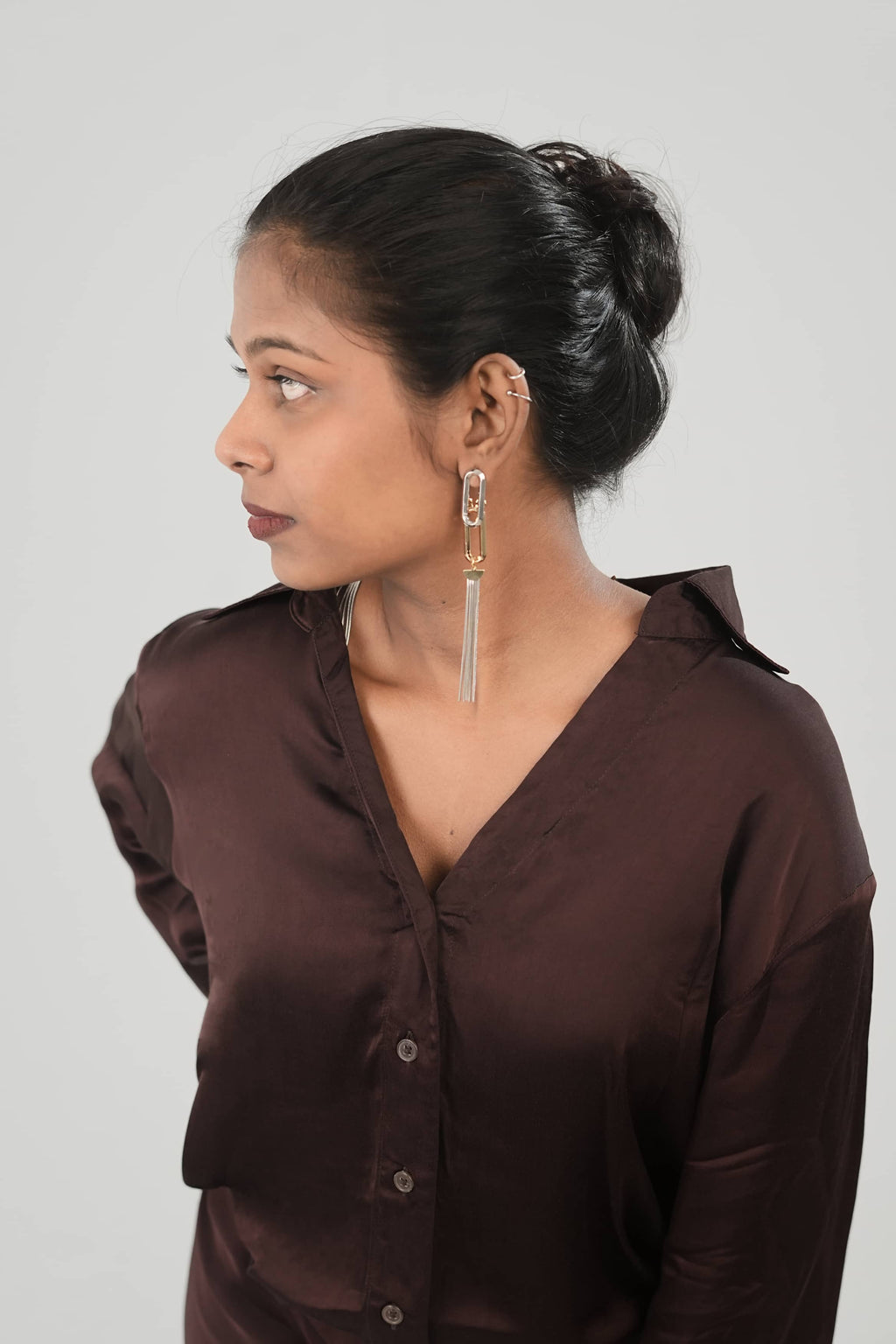 GANACHE SATIN SHIRT