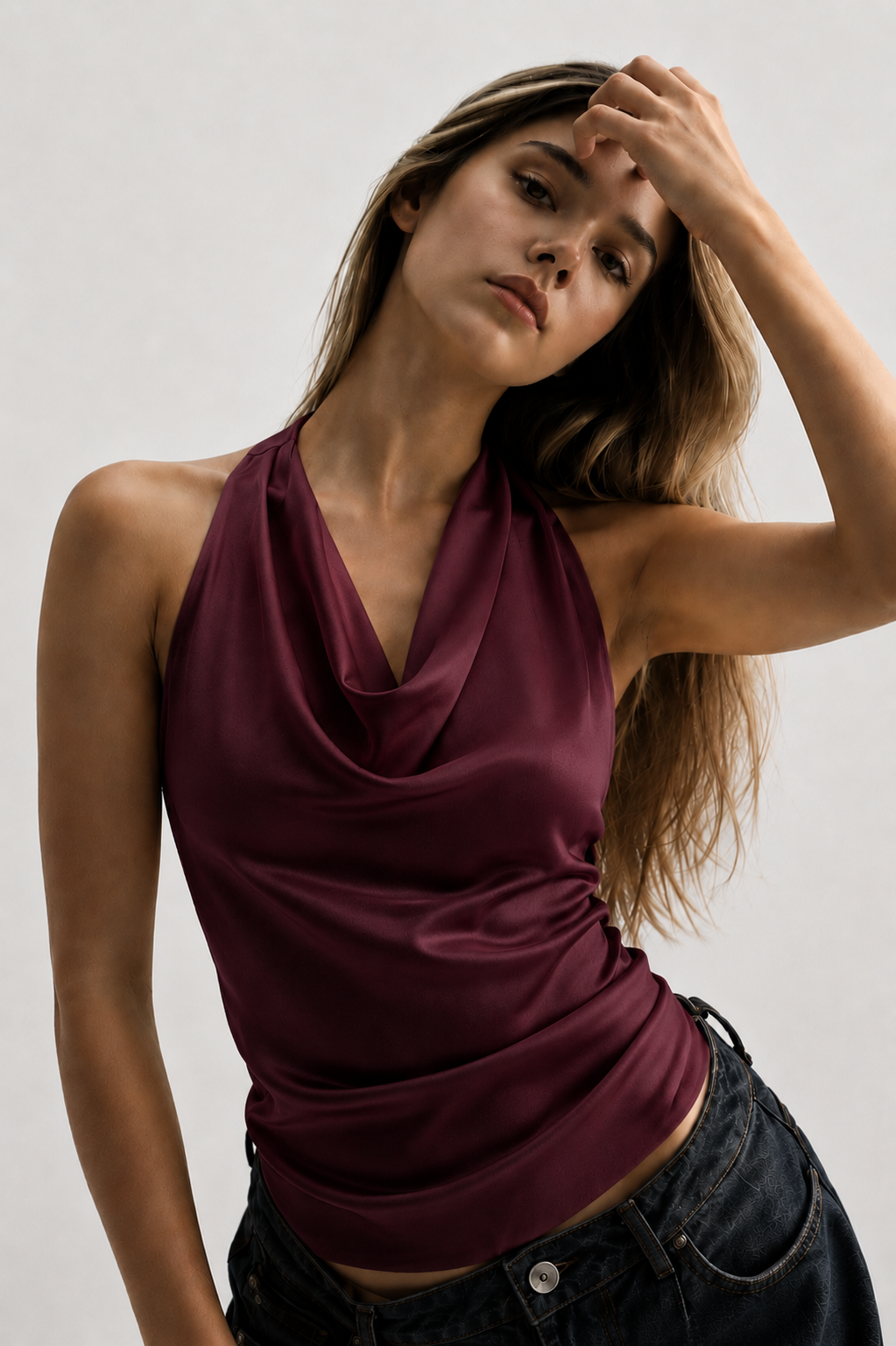 DRIP COWL TOP