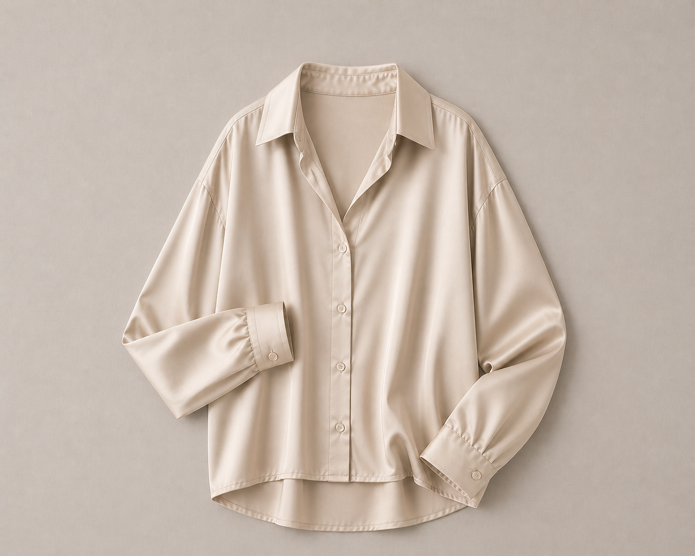SILK VEIL OVERSIZED SHIRT