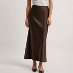SILK DRAPE FISHTAIL SKIRT