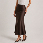 SILK DRAPE FISHTAIL SKIRT
