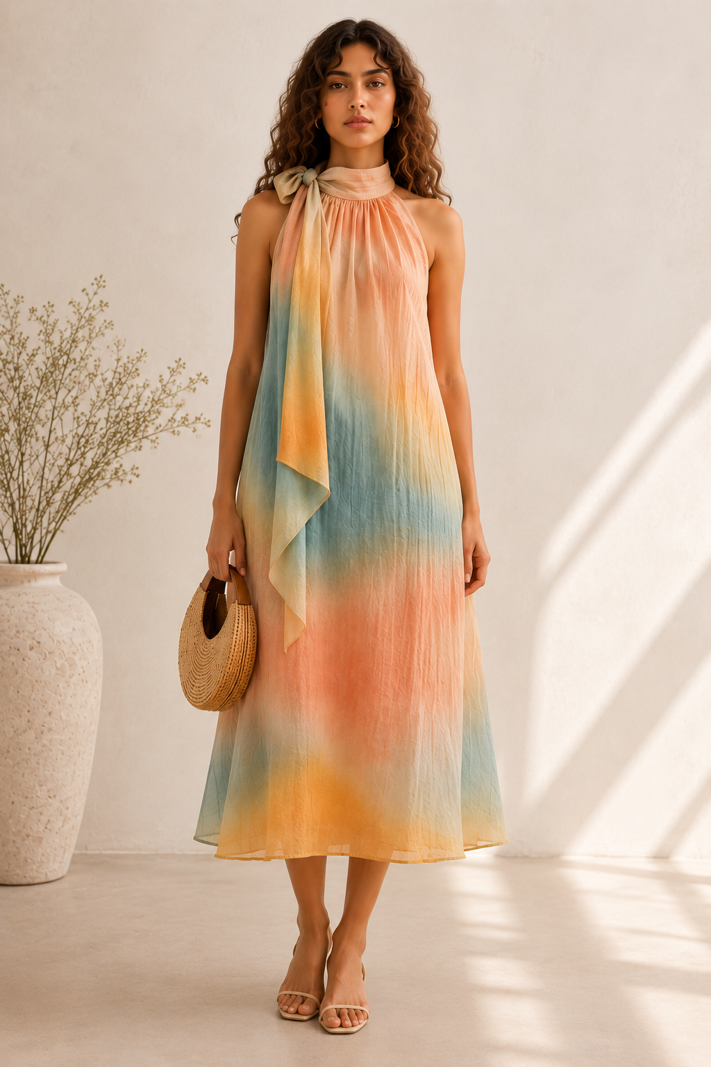 FRENCH TIE SUMMER DRESS