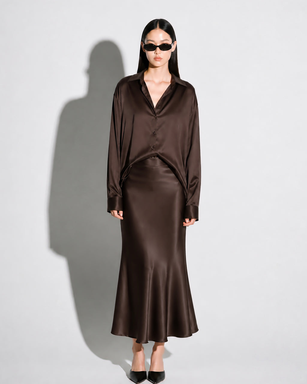 SILK VEIL OVERSIZED SHIRT