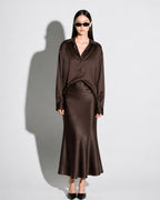 SILK VEIL OVERSIZED SHIRT