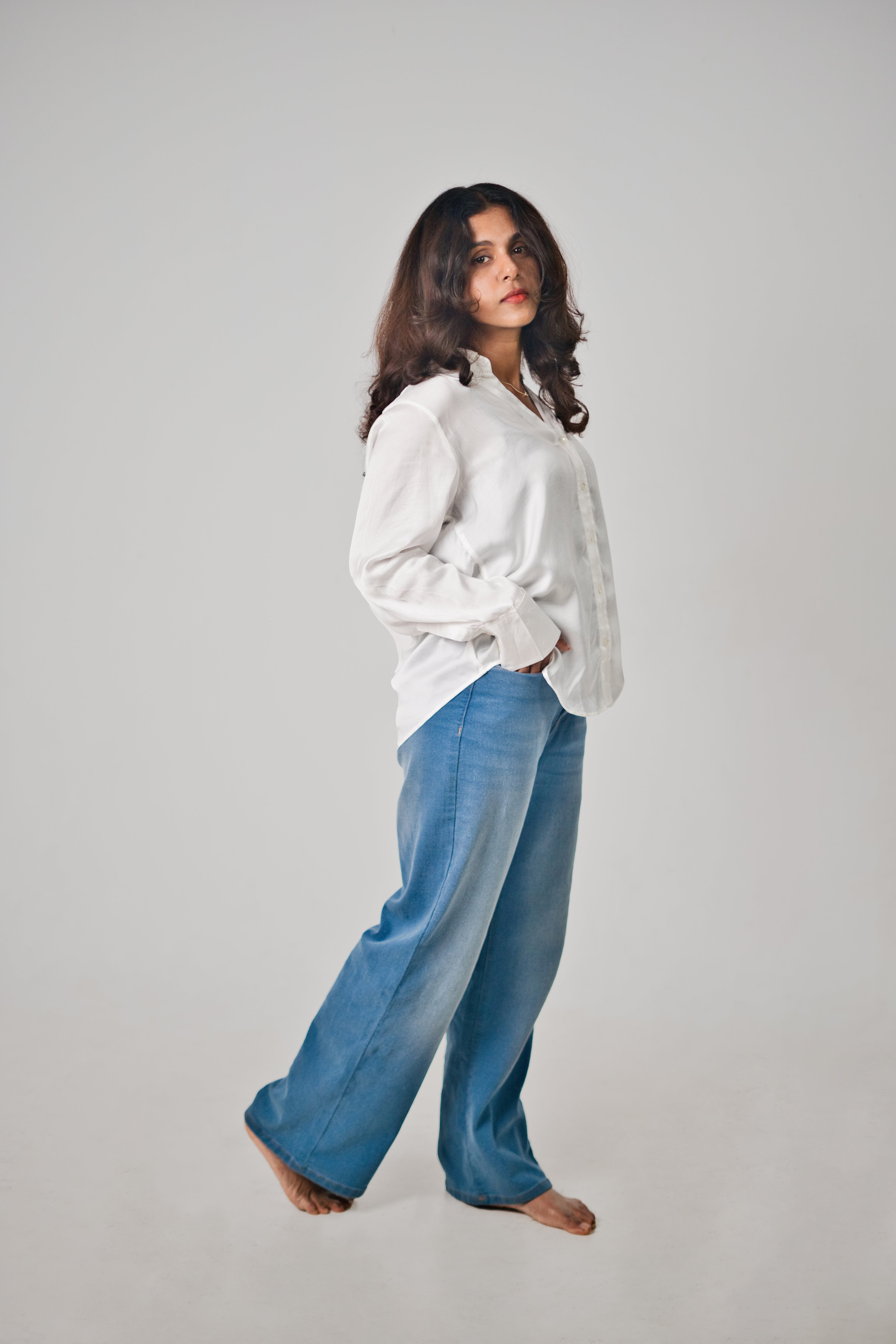 GANACHE SATIN SHIRT
