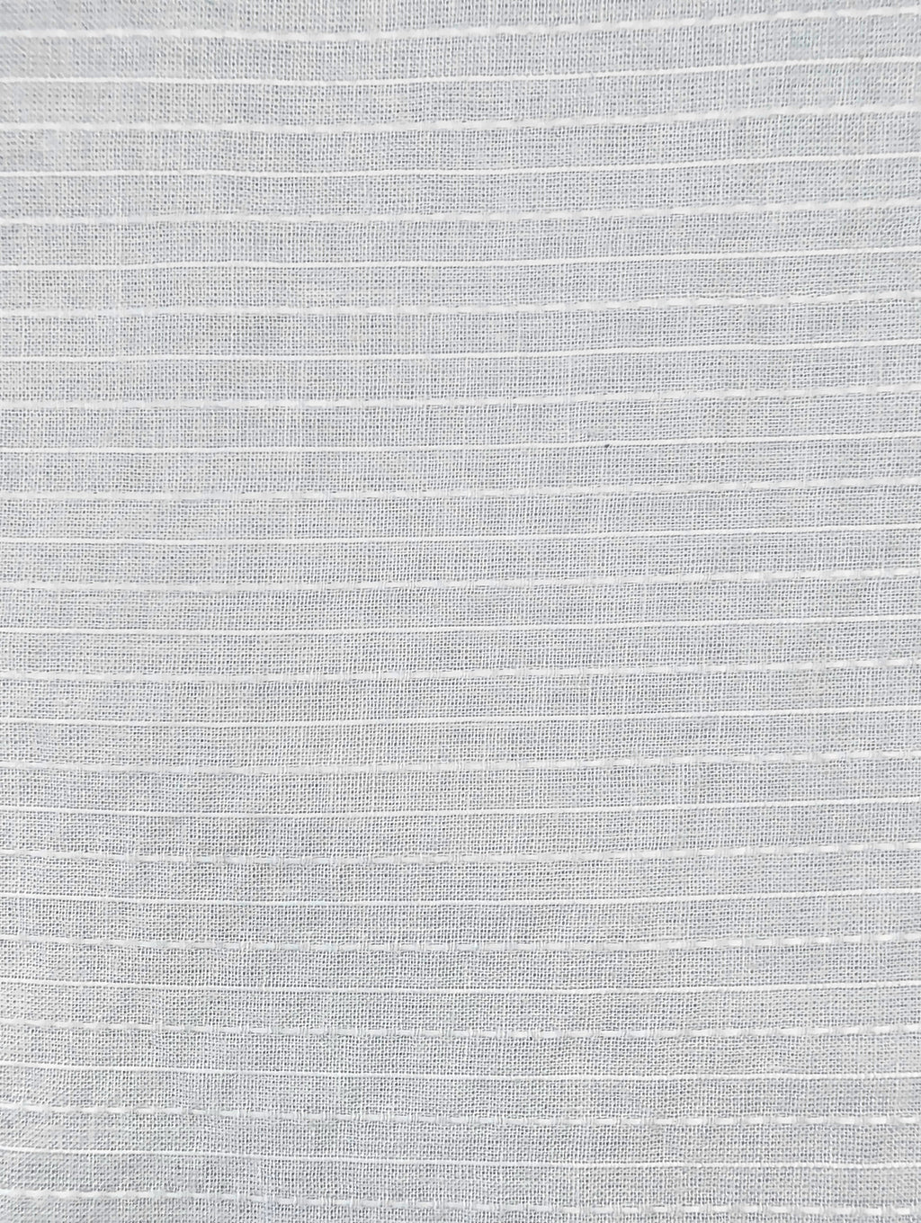 Milky  White Kantha Loose Fit Shirt